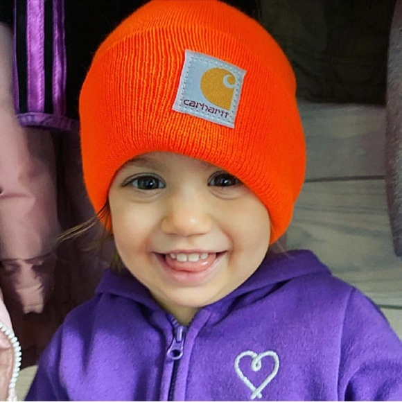 Orange Carhartt Beanie Hat New with tags - Picture 1 of 2
